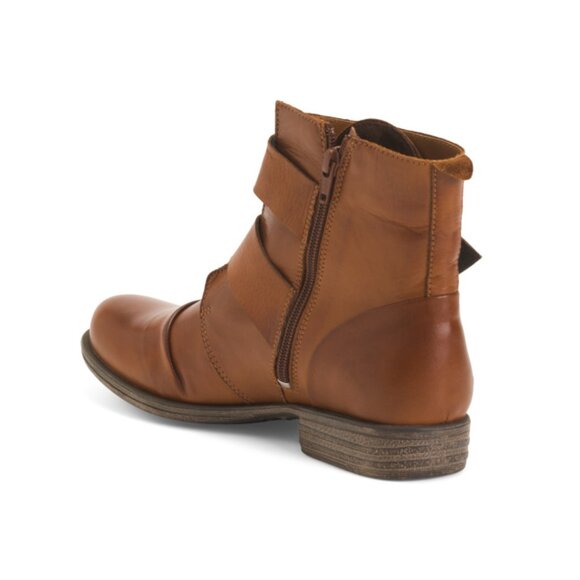 MIZ MOOZ Black Made In Portugal Leather Linelight Booties - Picture 2 of 2